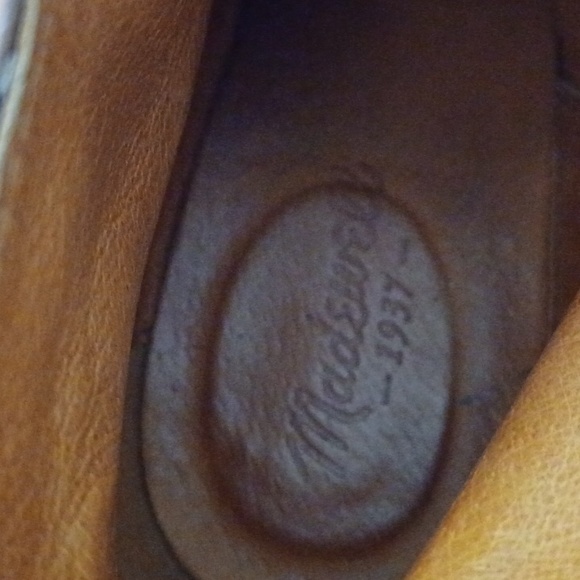 Madewell 1937 Leather Ankle Boot bootie 8 Brown Prairie Western boho country - Picture 8 of 15